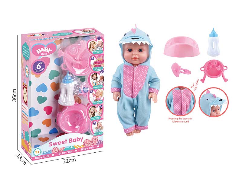 12inch Moppet Set W/IC toys