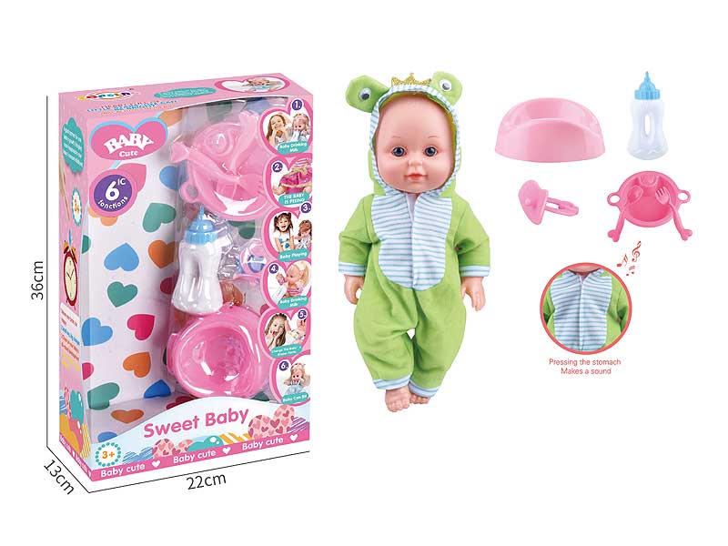 12inch Moppet Set W/IC toys