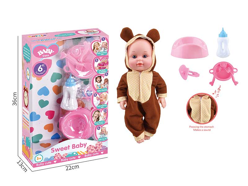 12inch Moppet Set W/IC toys