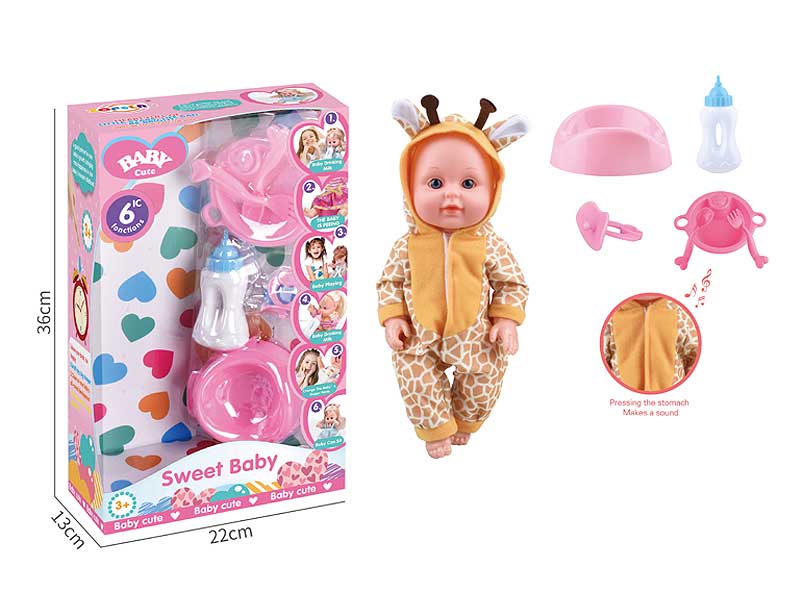 12inch Moppet Set W/IC toys