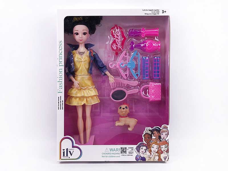 11inch Solid Body Doll Set W/L_M(6S) toys