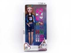 11inch Solid Body Doll Set W/L_M(6S) toys