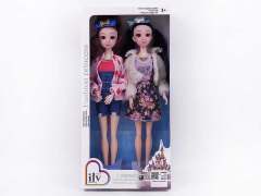 11inch Solid Body Doll W/L_M(2in1) toys