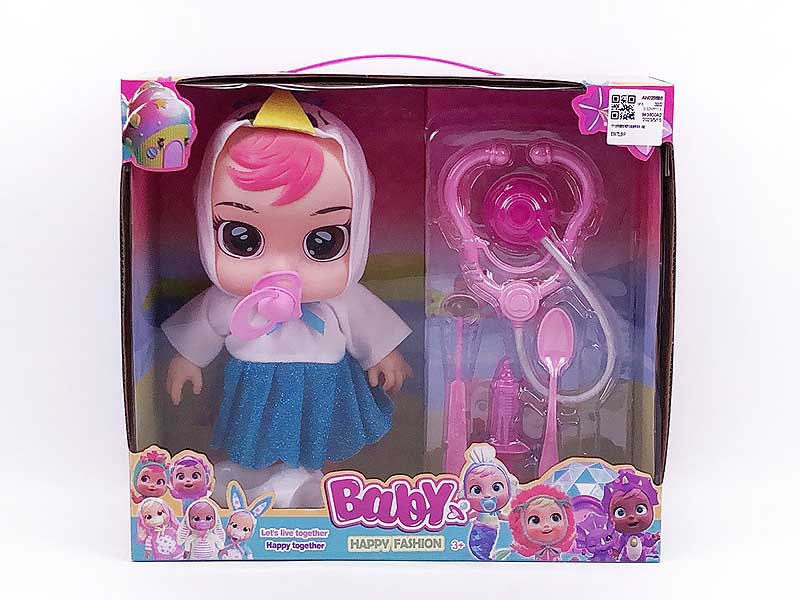 10inch Crying Baby Set W/M(6S) toys