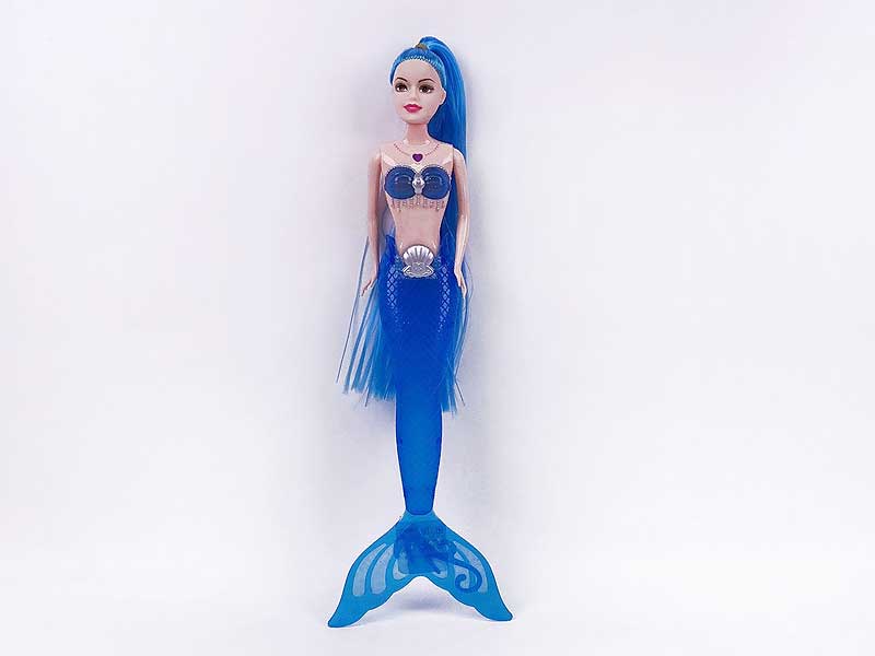 34CM Solid Body Mermaid W/L(3C) toys