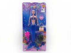 34CM Solid Body Mermaid Set W/L(3C) toys