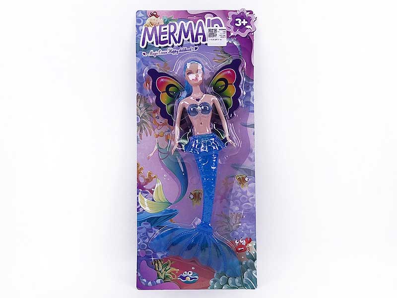 11inch Solid Body Mermaid W/L(4C) toys