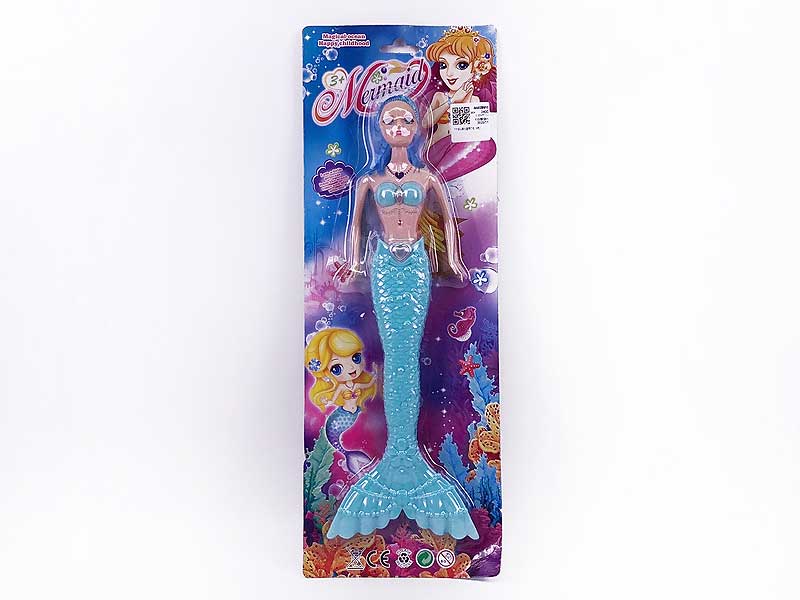 11inch Solid Body Mermaid W/L(4C) toys