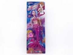 11inch Solid Body Mermaid Set W/L(4C) toys