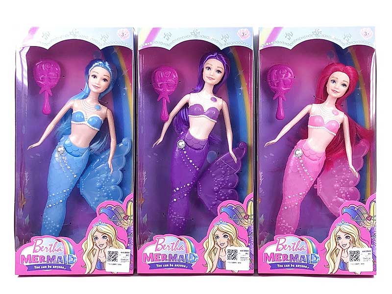 11inch Mermaid Set W/L(3S) toys