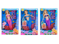 11.5inch Solid Body Mermaid Set W/L(3C)