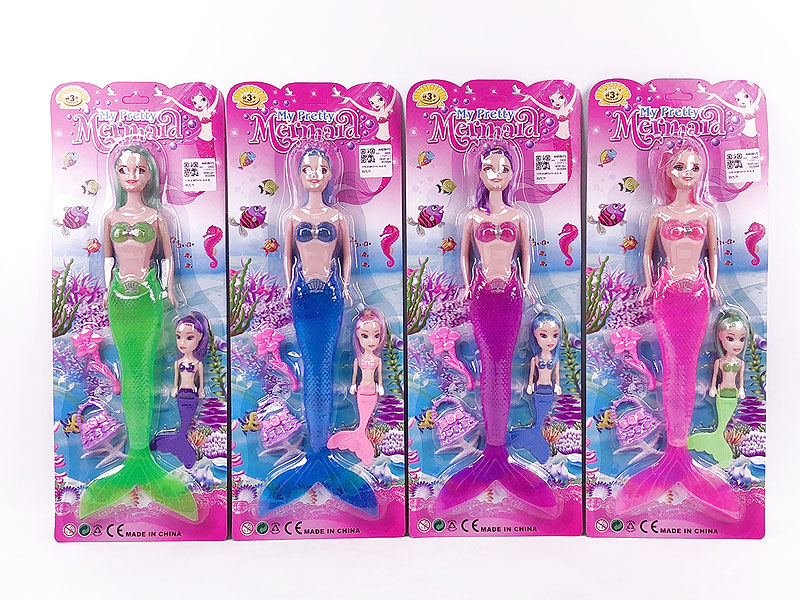 11.5inch Solid Body Mermaid W/L & 3inch Solid Body Mermaid(4C) toys