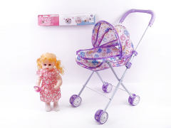 18inch Doll W/M & Go-Cart toys