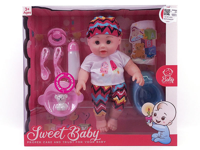 12inch Moppet Set W/M toys