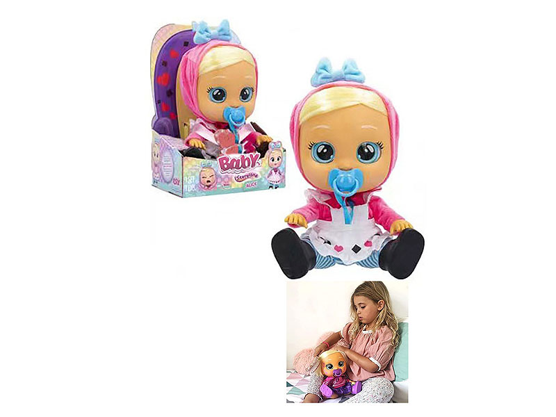 14inch Crying Baby Set W/M toys