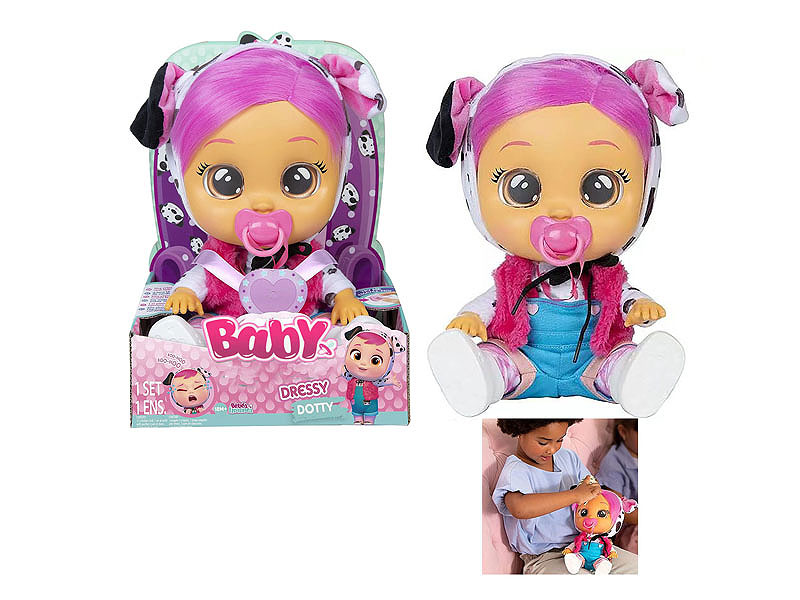 14inch Crying Baby Set W/M toys