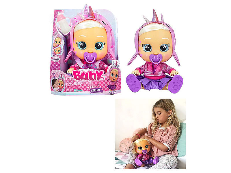 14inch Crying Baby Set W/M toys