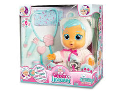 14inch Solid Body Crying Baby Set W/L_M toys