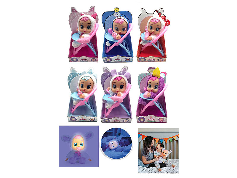 10inch Crying Baby Set W/M toys