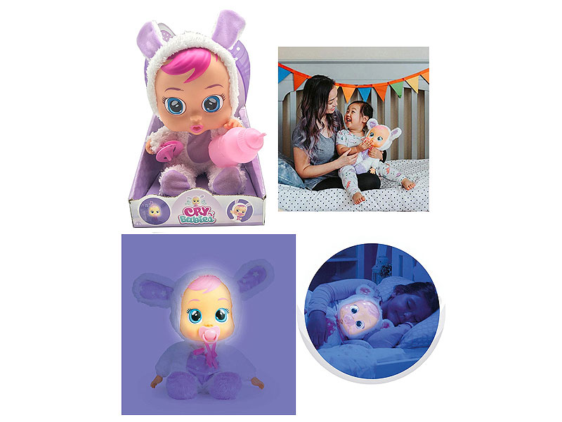 14inch Crying Baby Set W/M toys