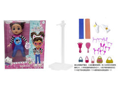 12inch Solid Body Doll Set W/L_M toys