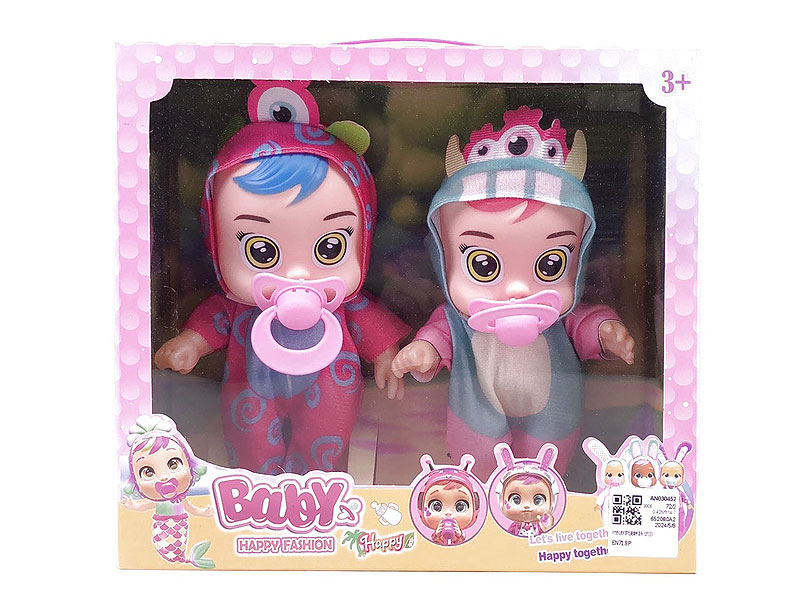 8inch Empty Body Crying Baby W/M(2in1) toys