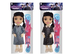 16nch Solid Body Doll Set W/M(2S) toys
