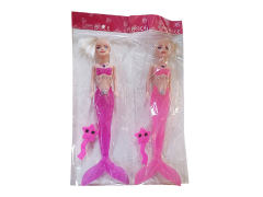 11inch Solid Body Mermaid Set W/L(2C) toys