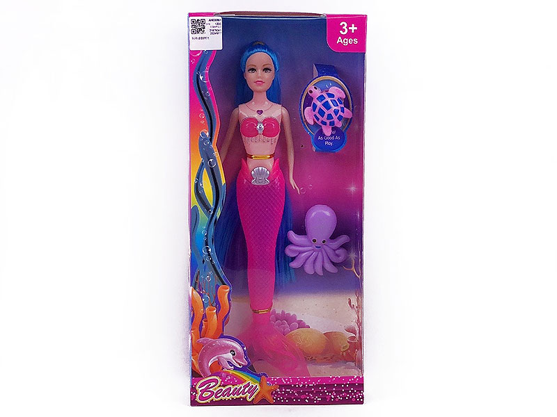 Solid Body Mermaid Set W/L toys