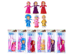 10inch Doll Set W/M(6S) toys