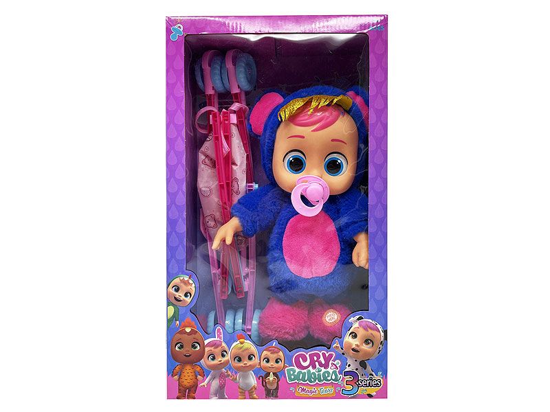 22inch B/O Solid Body Dancing Crying Doll W/M toys