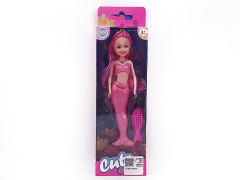 21.5cm Solid Body Mermaid Set W/L(4C)