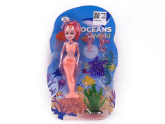 21.5cm Solid Body Mermaid Set W/L(4C)