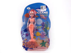 21.5cm Solid Body Mermaid Set W/L(4C)