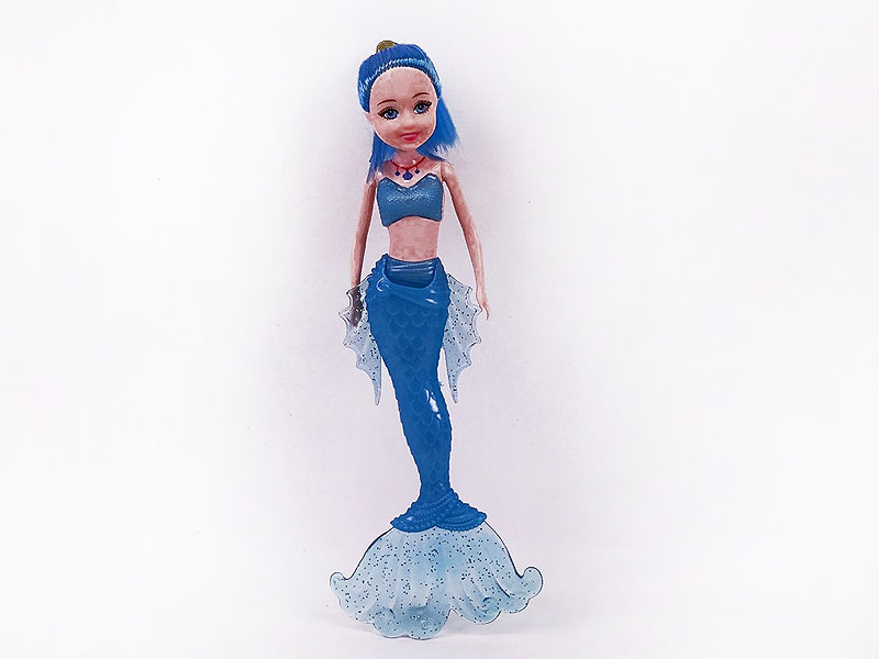 21.5cm Solid Body Mermaid Set W/L(4C) toys