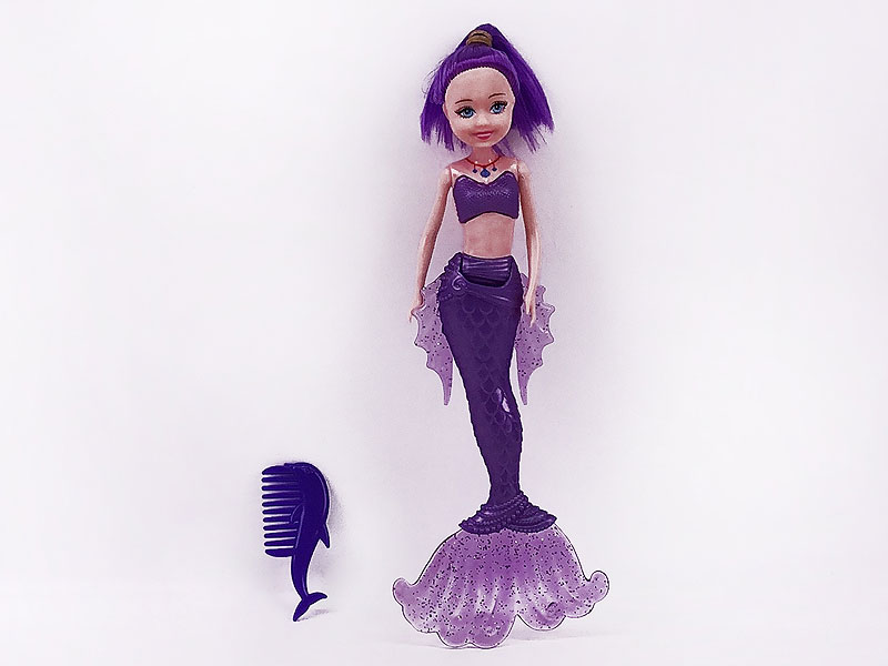 21.5cm Solid Body Mermaid W/L(4C) toys