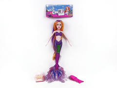 33.5cm Solid Body Mermaid Set W/L(3C) toys