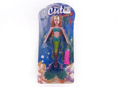 33.5cm Solid Body Mermaid Set W/L(3C) toys