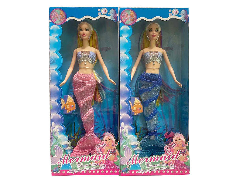 12inch Solid Body Mermaid Set W/L_M(2S) toys