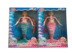 12inch Solid Body Mermaid Set W/L_M(2S) toys