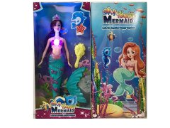14inch Solid Body Mermaid W/L_M toys