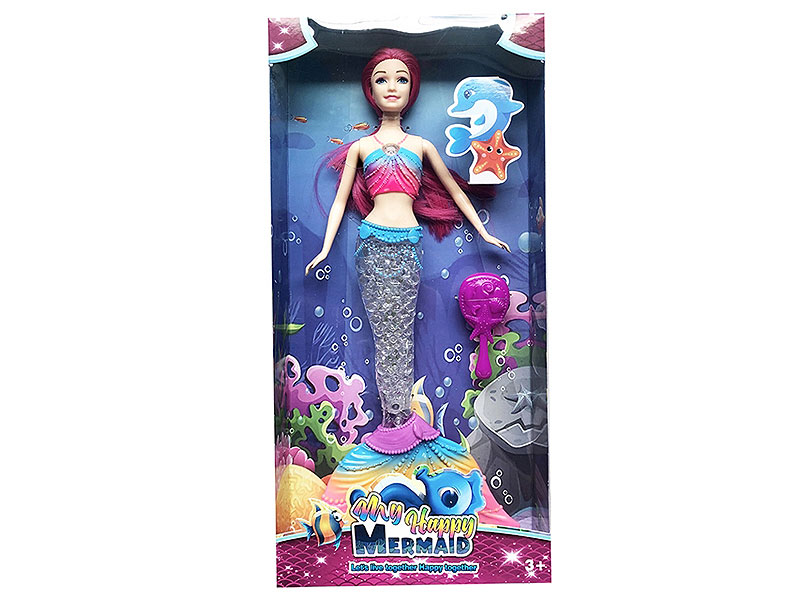 14inch Solid Body Mermaid W/L_M(2S) toys