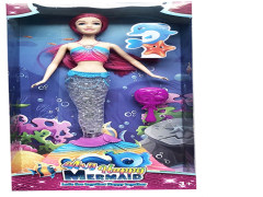 14inch Solid Body Mermaid W/L_M(2S) toys