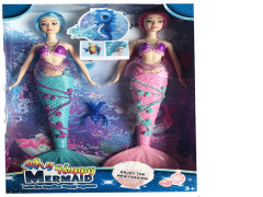 14inch Solid Body Mermaid W/L_M(2in1) toys