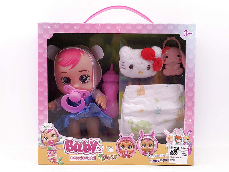 8inch Empty Body Crying Baby Set W/IC(6S) toys