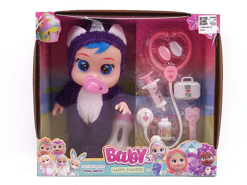 10inch Crying Baby Set W/IC(6S) toys