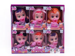 8inch Crying Baby Set W/IC(6in1) toys