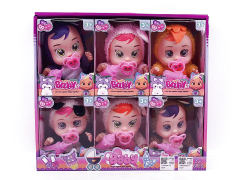 8inch Empty Body Cry Baby Set W/IC(6in1) toys