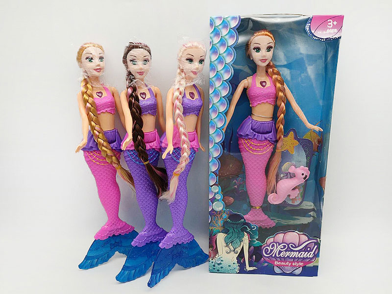 11inch Solid Body Mermaid W/L_M(2C) toys