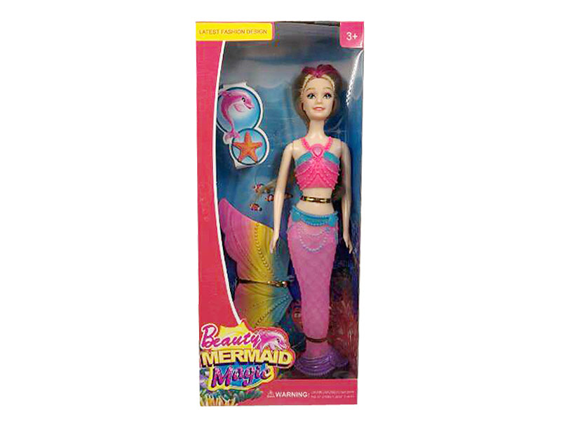 11inch Solid Body Mermaid W/L_M toys